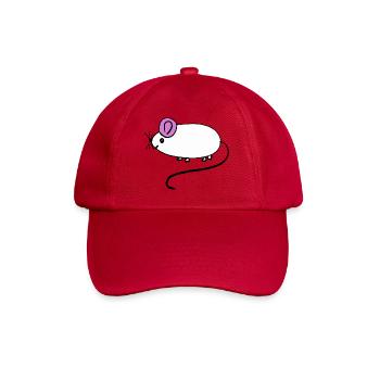 Mouse Rat Rodent Kids Baby - Baseball Cap - classic red - Front