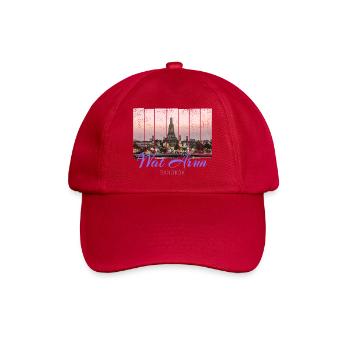 Temple Wat Arun à Bangkok, Thaïlande - Casquette classique - rouge classique - Devant