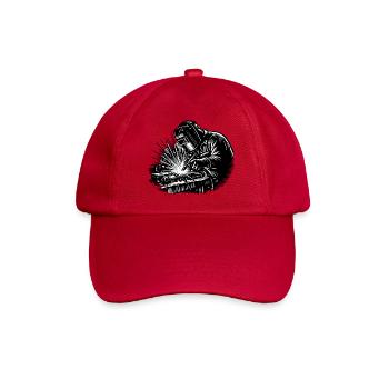 Welder Sparks Metal Industry Work Pride - Baseball Cap - classic red - Front
