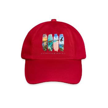 Antigua Barbuda Travel – Caribbean Beach & Sea - Baseball Cap - classic red - Front