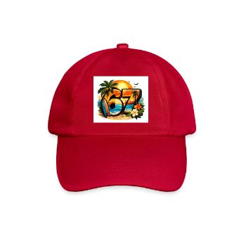 67 Tropical Sunset Surf - Baseball Cap - classic red - Front