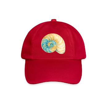 Spirale en coquille aquarelle - Casquette classique - rouge classique - Devant