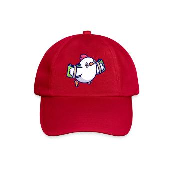 Cash Chick Mascot with Dollar Eyes - Baseball Cap - classic red - Front