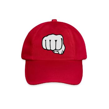 brother - fist - boxing - friends - friendship - Baseball Cap - classic red - Front