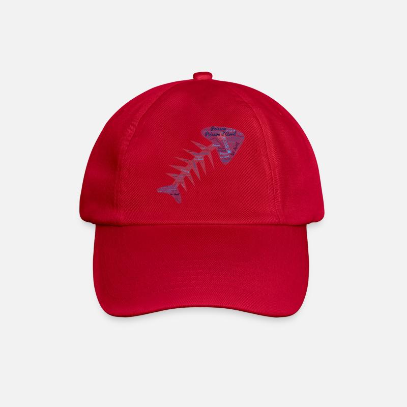 POISSON. POISSON D'AVRIL - Casquette classique - rouge classique