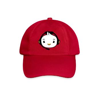 Duck Gamer Gaming Voice Chat Headset Console Game - Baseball Cap - classic red - Front