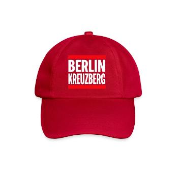Berlin Kreuzberg Bold Typography - Baseball Cap - classic red - Front