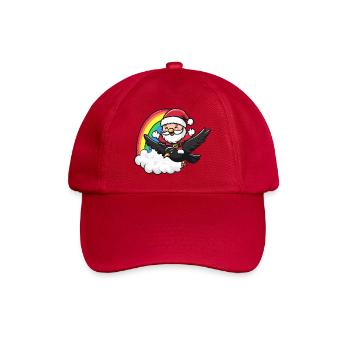 Noël du Corbeau Corbeau - Casquette classique - rouge classique - Devant