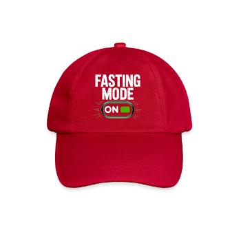 Fasting Mode ON Switch Design - Baseball Cap - classic red - Front