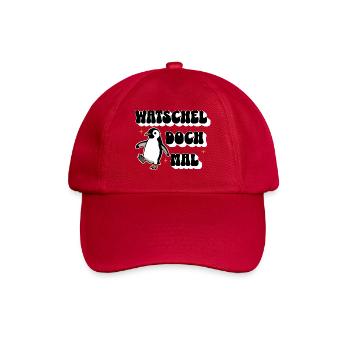 Watschel doch mal - Baseballkappe - klassisch Rot - Vorne