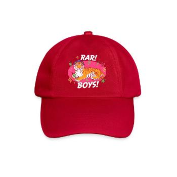 Tiger Lounge RAR BOYS! - Baseballkappe - klassisch Rot - Vorne