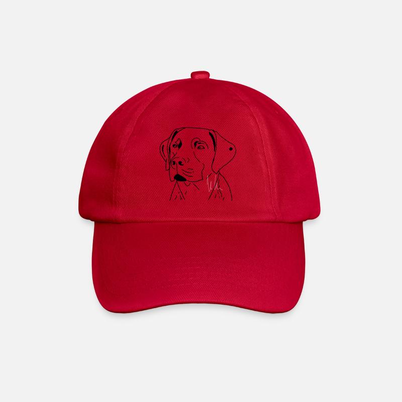 Labrador - Baseball Cap - classic red