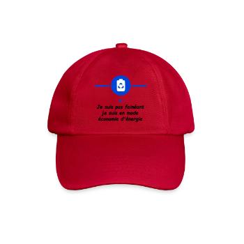 Power Saving Mode - Baseball Cap - classic red - Front