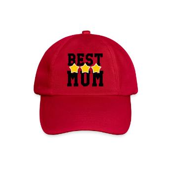 Beste Mama - Muttertag - Baseballkappe - klassisch Rot - Vorne