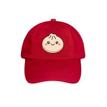 Adorable Dumpling Kawaii Food - Baseball Cap - classic red - Front