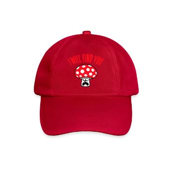 Pilz Je te trouverai effrayé, paniqué - Casquette classique - rouge classique - Devant