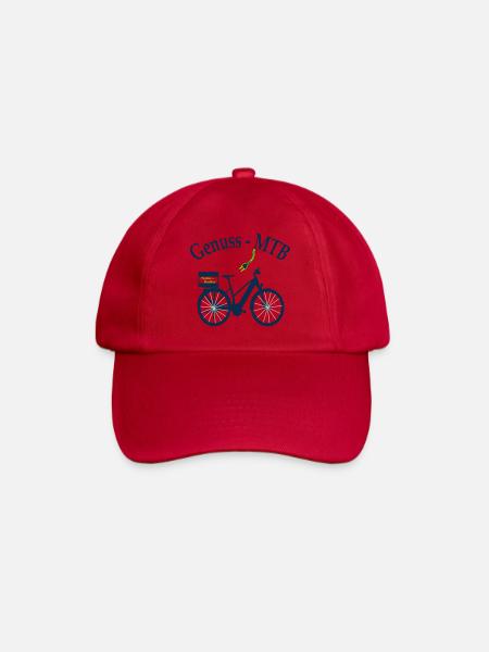 E-MTB-Damen - Baseballkappe - klassisch Rot