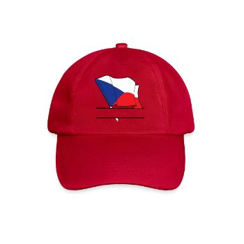 RÉPUBLIQUE TCHÈQUE – Drapeau personnalisé - Casquette classique - rouge classique - Devant