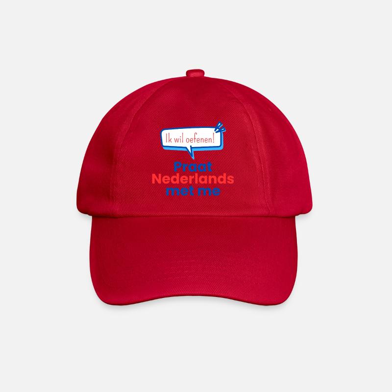 Speak Dutch with me - Baseball Cap - classic red