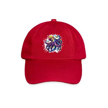 Neon Squid Color Explosion - Baseball Cap - classic red - Front