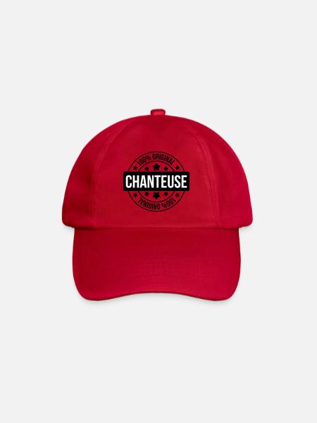 Singer - Singing - Song - Baseball Cap - classic red