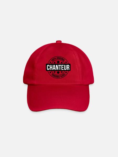 Singer – music, stage, passion, voice, performance - Baseball Cap - classic red