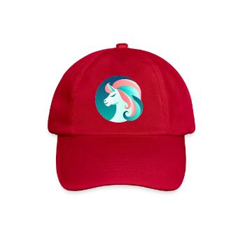 Neon Unicorn Dream Image - Baseball Cap - classic red - Front
