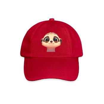 Meerkat Erdmännchen - Baseballkappe - klassisch Rot - Vorne
