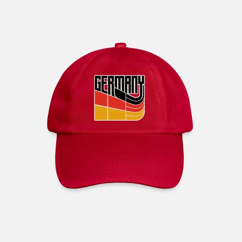Germany - Baseballkappe - klassisch Rot