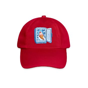 Kühlschrank Eiscreme Kuschelheld - Baseball Cap - classic red - Front