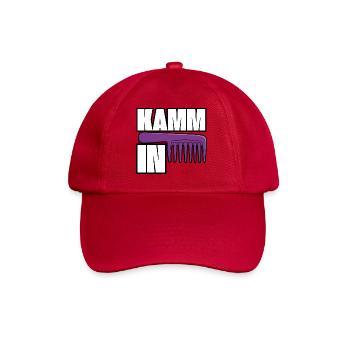 Comb In Hairstyle Styles - Baseball Cap - classic red - Front