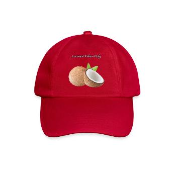 Coconut Vibes Only - Baseball Cap - classic red - Front