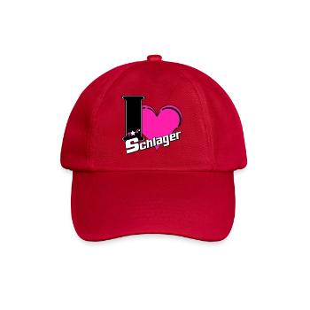 Schlager Party , Schlager Musik , Schlager Liebe - Baseballkappe - klassisch Rot - Vorne