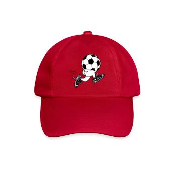 Soccer Men | running football - Baseball Cap - classic red - Front