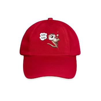Look Look Otter Animal Motif I Sea Otter - Baseball Cap - classic red - Front