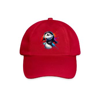 Papageitaucher - Baseballkappe - klassisch Rot - Vorne