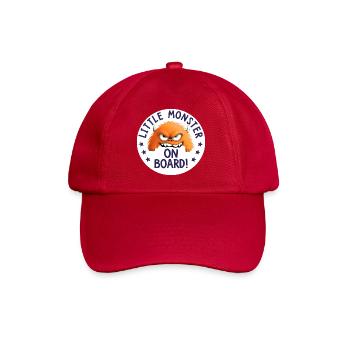 Little monster on board birth pregnancy - Baseball Cap - classic red - Front