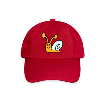 Snail Shell Cute Cute Happy Cool - Baseball Cap - classic red - Front