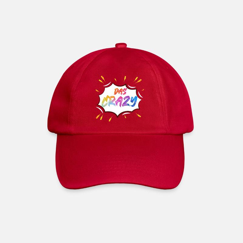 Das Crazy Farbknall - Baseballkappe - klassisch Rot