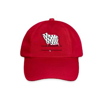 Limousin Flag Text Space - Baseball Cap - classic red - Front