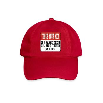 Teach your Kids - Anti Gender  - Baseballkappe - klassisch Rot - Vorne