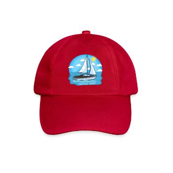 Marin du soleil sur la mer bleue - Casquette classique - rouge classique - Devant