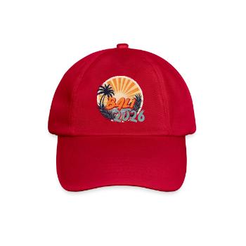 Bali 2026 - Baseballkappe - klassisch Rot - Vorne