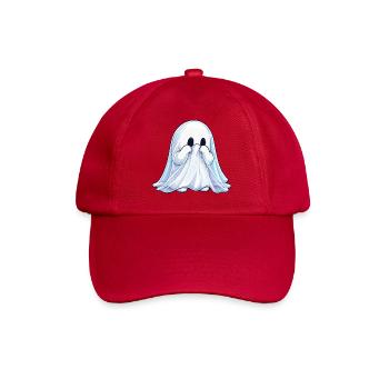 Cuddly Ghost with Blue Shimmer - Baseball Cap - classic red - Front
