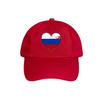 Drapeau du cœur russe utilisé - Casquette classique - rouge classique - Devant