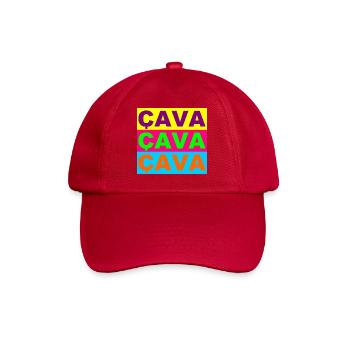 Cava Pop Triptych - Baseball Cap - classic red - Front