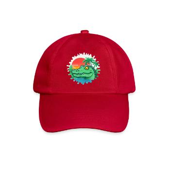 Plage du coucher du soleil - Casquette classique - rouge classique - Devant