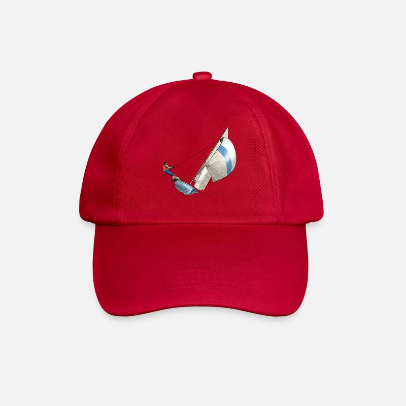 sailing - Baseball Cap - classic red