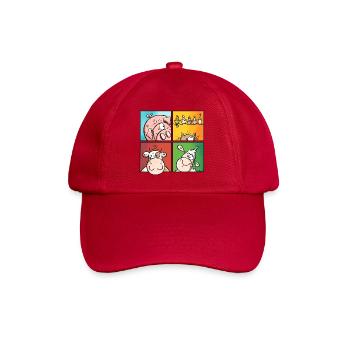 Funny Farm Animals - Baseball Cap - classic red - Front