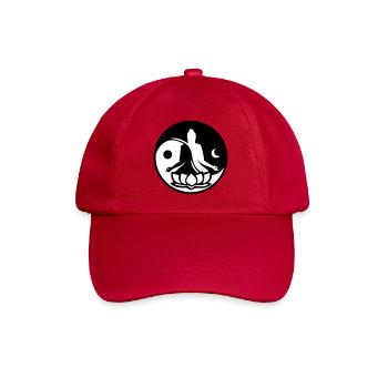 Yin und Yang - Baseballkappe - klassisch Rot - Vorne